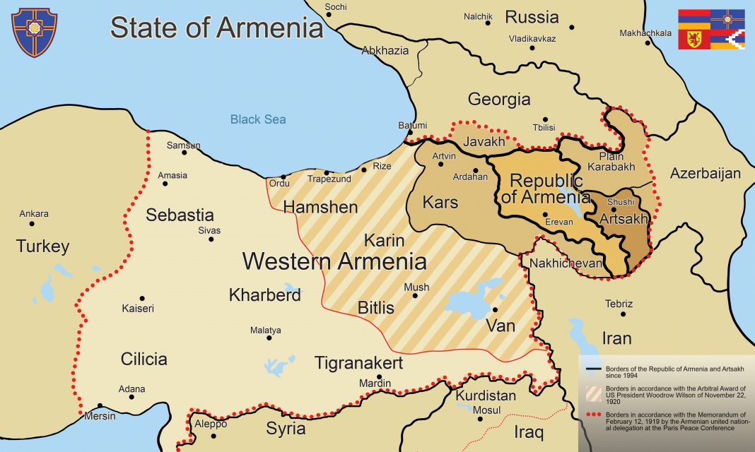 Հայաստան պետություն - Արևմտյան և Արևելյան, Կիլիկիա, Լեռնային և Դաշտային Արցախ