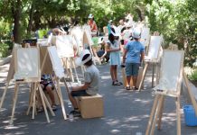 Համահայկական մանկապատանեկան նկարչական 10-րդ մրցույթ-փառատոն-2020 Լուսանկարում՝ Համահայկական մանկապատանեկան նկարչական մրցույթ-փառատոնը- արխիվ