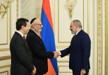 ՀՀ վարչապետն ընդունել է Հայաստանում Իսրայելի նորանշանակ դեսպանին