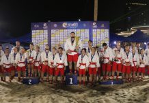 Օգոստոսի 27 – 28 – ը Բատ Յամում անցկացված լողափնյա սամբոյի աշխարհի առաջնությանը Հայաստանի հավաքականը հանդես եկավ պատվով