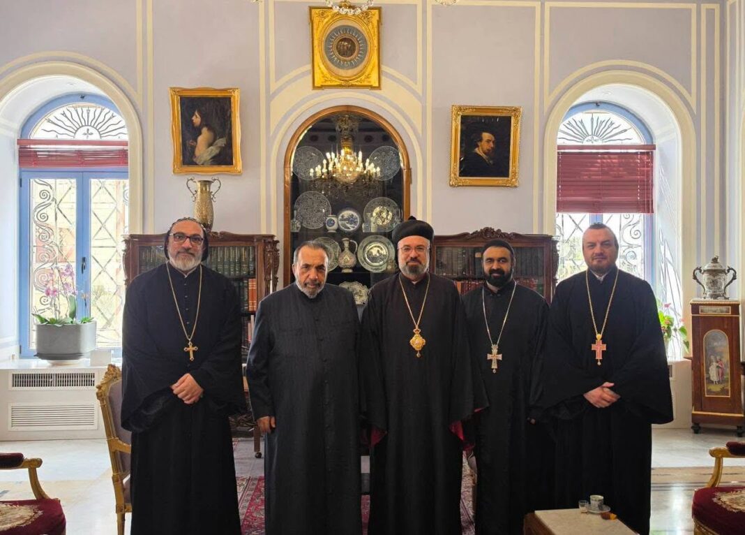 Երուսաղեմի ասորի եպիսկոպոսի այցն Երուսաղեմի հայոց պատրիարքարան