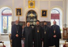 Երուսաղեմի ասորի եպիսկոպոսի այցն Երուսաղեմի հայոց պատրիարքարան