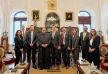 Ամերիկացի բարձրաստիճան պաշտոնյաների այցը Երուսաղեմի հայոց պատրիարքարան