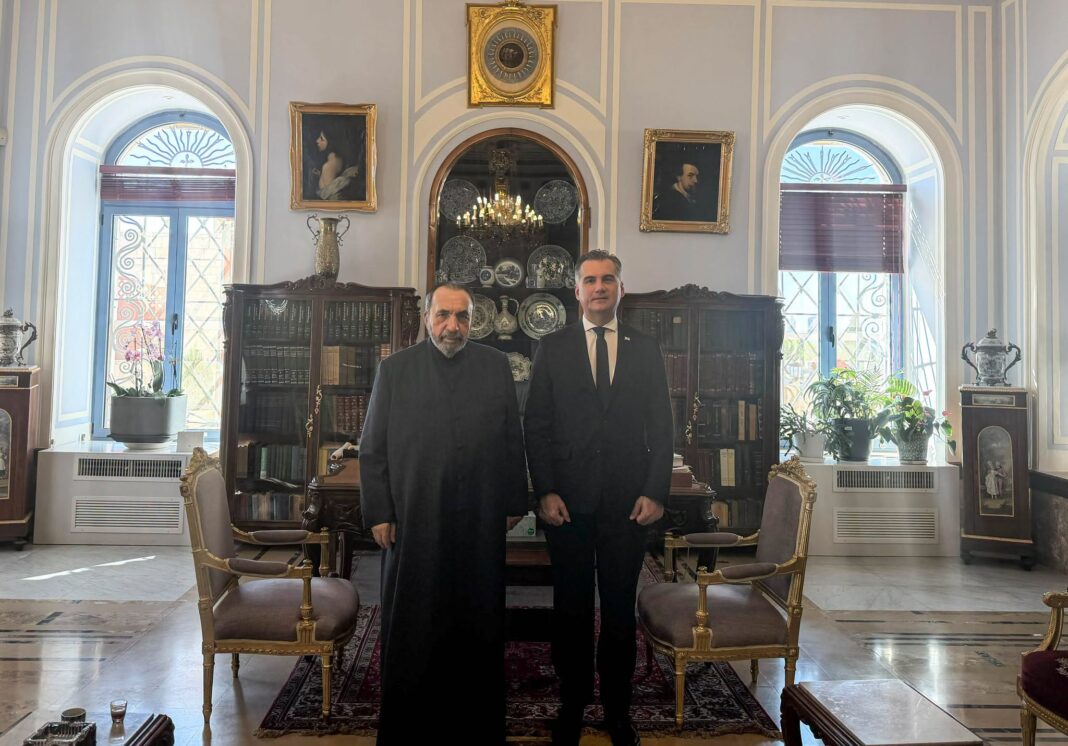 Իսրայելում Վրաստանի նորանշանակ դեսպանի այցը Երուսաղեմի հայոց պատրիարքարան